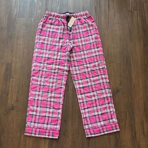 NWT crown & ivy Pink Plaid Pajama Bottoms